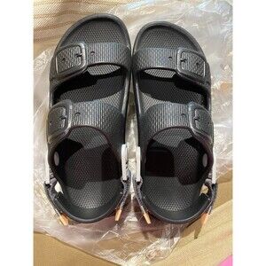 Unisex Sandals Size 7 Adjustable Lightweight & Non- slip black NWT